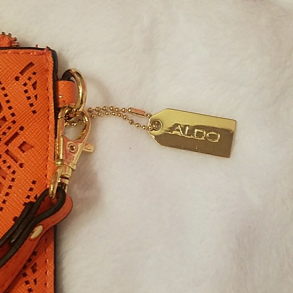 Aldo Orange Clutch - Picture 2 of 6